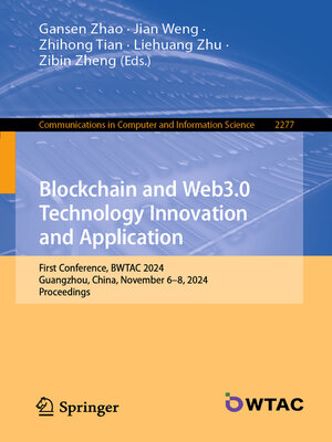 cover image of Blockchain and Web3.0 Technology Innovation and Application